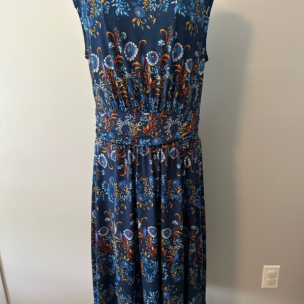 Floral Blue Dress